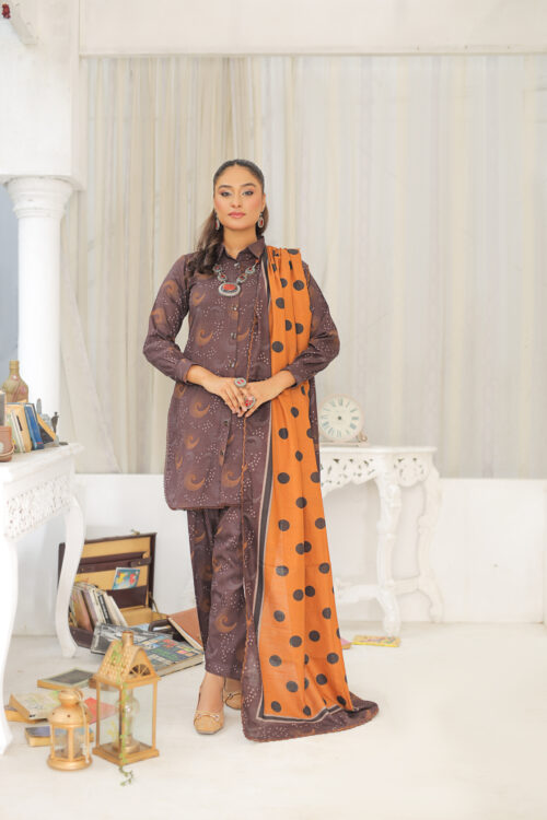 3 PIECE KHADDAR PRINT COLLECTION RJ-07
