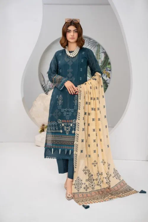 Libas-E-Khas (3 Piece Digital Print Lawn) RJ-10